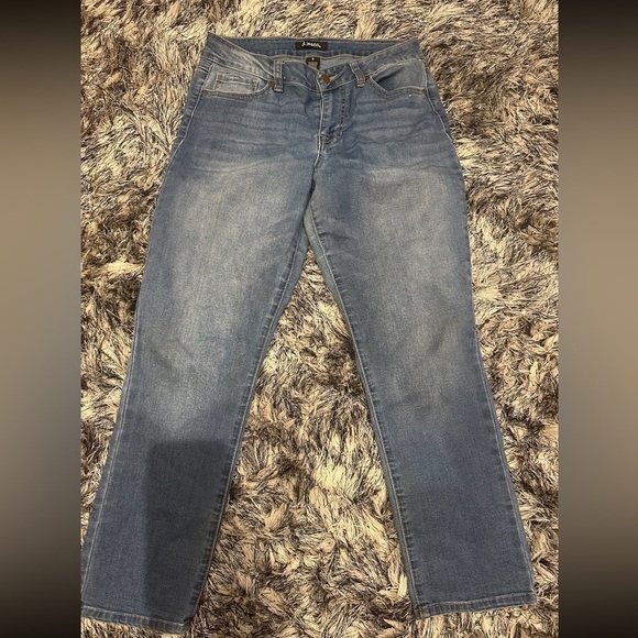 D j blue wash high waisted  jeans Sz 8 - Picture 1 of 2
